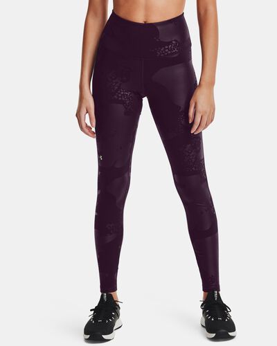 Women's UA RUSH™ No-Slip Waistband Tonal Full-Length Leggings