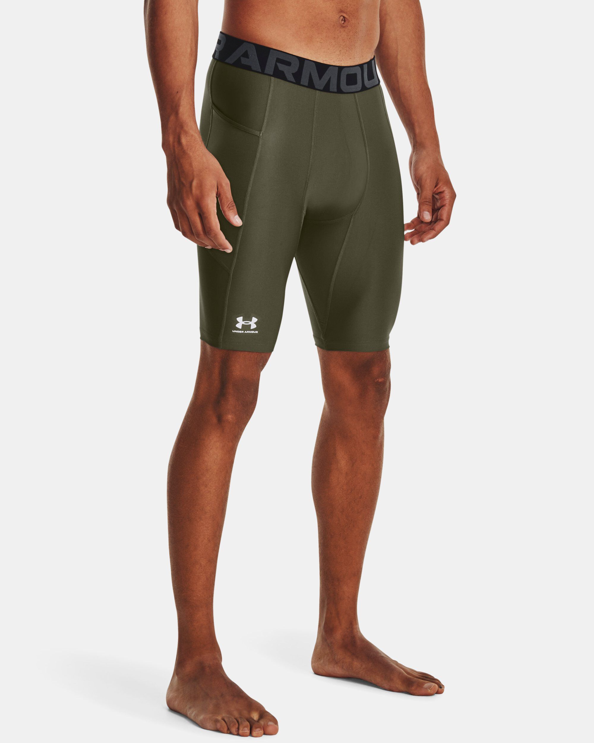 Under armour men's heatgear armour deals mid compression shorts
