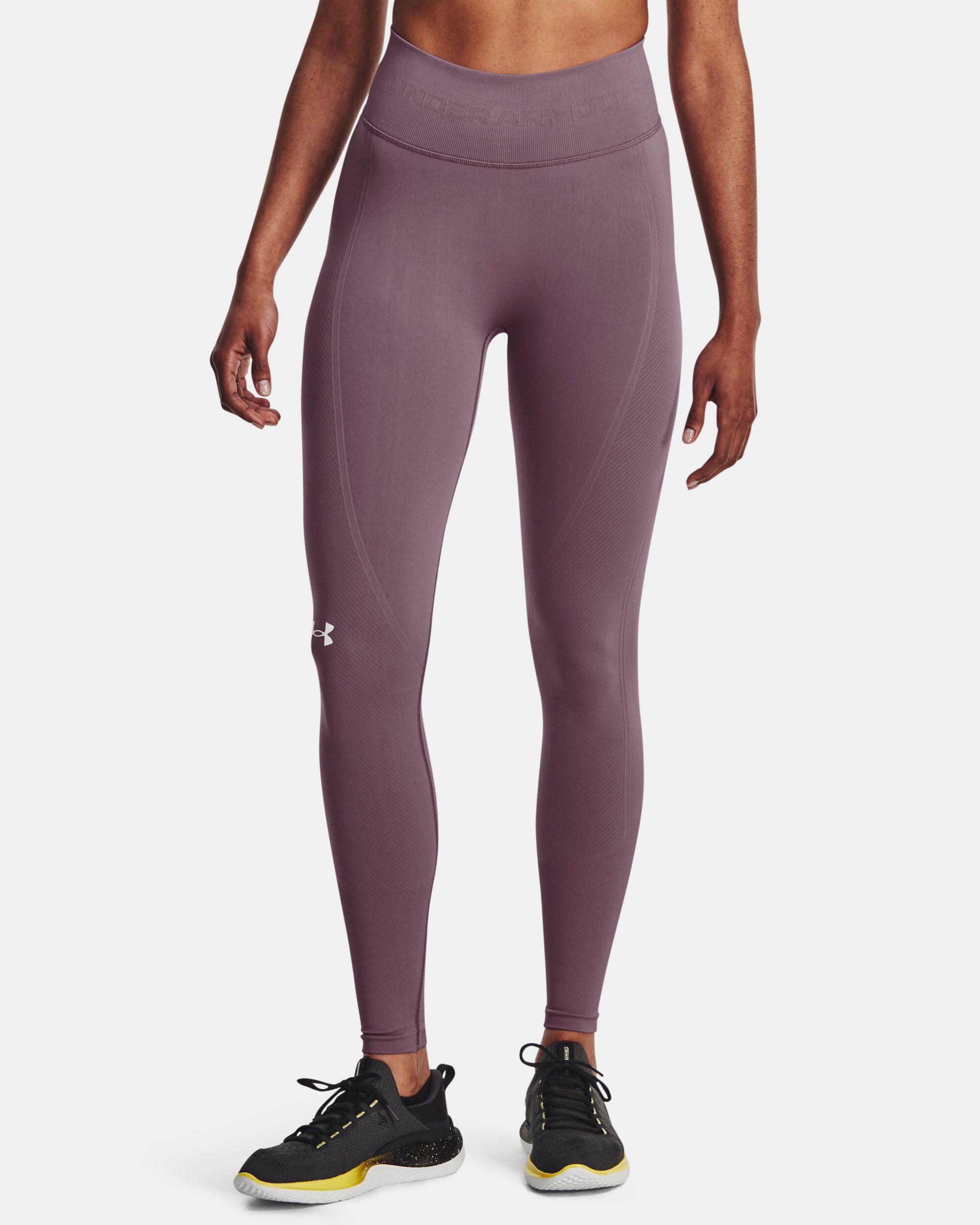 Purple under armour leggings deals