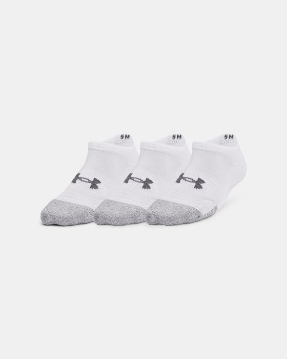 Kids' HeatGear® 3-Pack No Show Socks image number 0