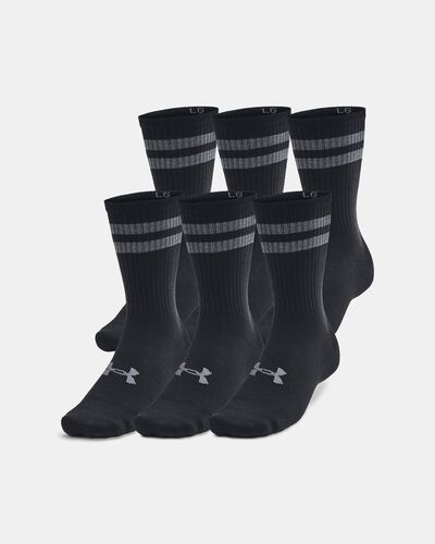 Unisex UA Essential 6-Pack Crew Socks