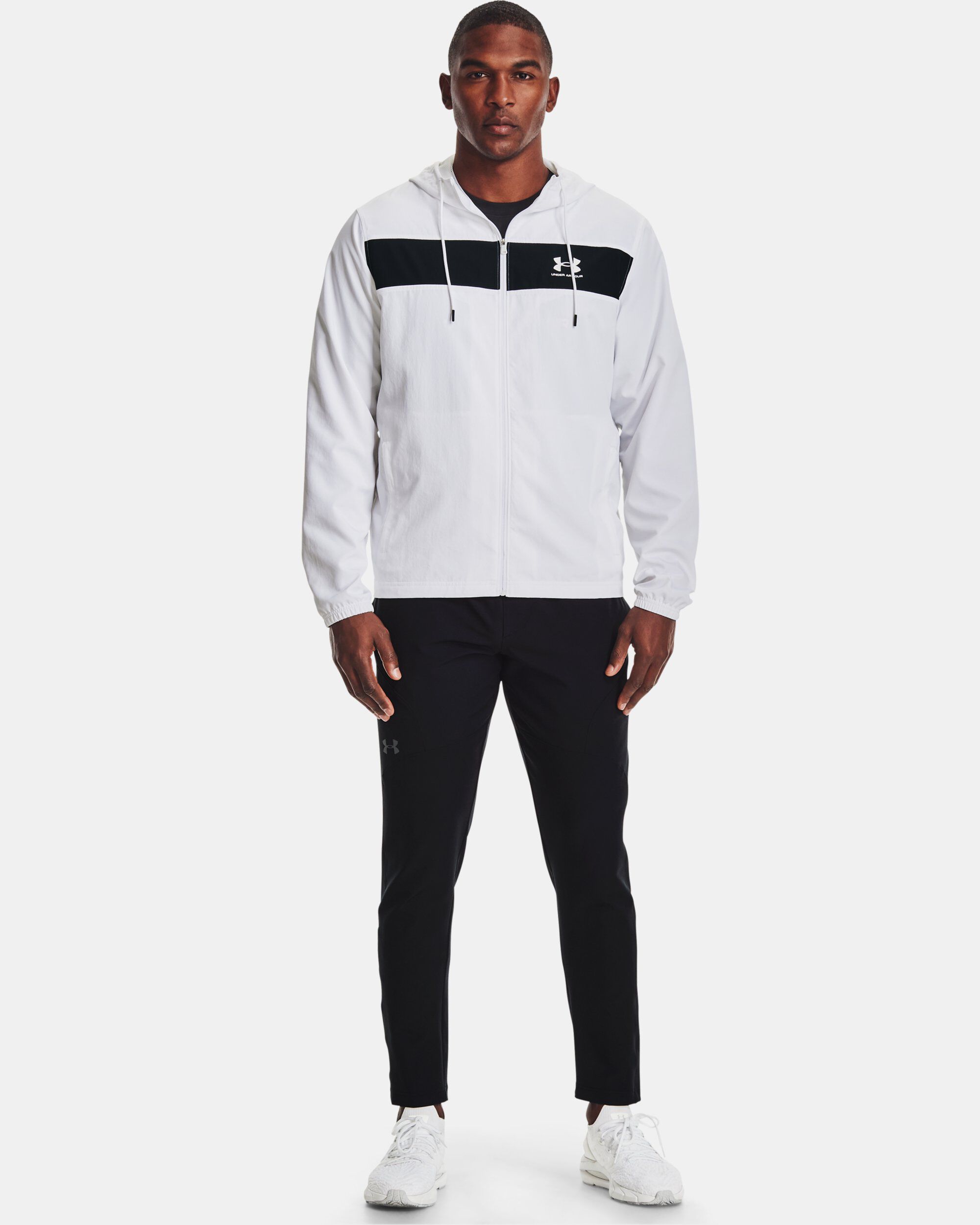 Under Armour Men s UA Sportstyle Windbreaker Jacket Grey in KSA