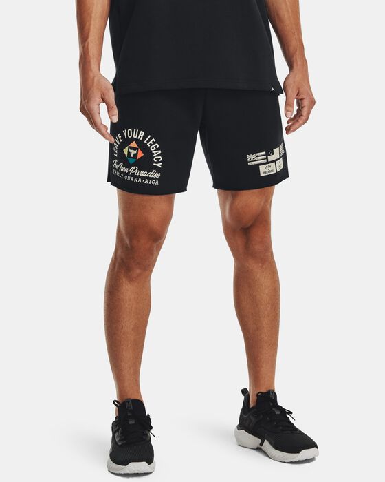 Men's Project Rock Heavyweight Terry Shorts image number 0