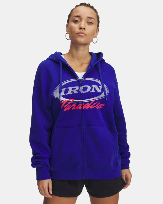 Women's Project Rock Iron Paradise Full Zip image number 0