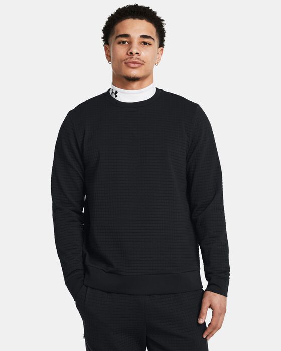 Men's UA Unstoppable Fleece Grid Crew image number 0