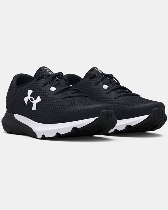 Boys' Grade School UA Charged Rogue 3 Running Shoes image number 3