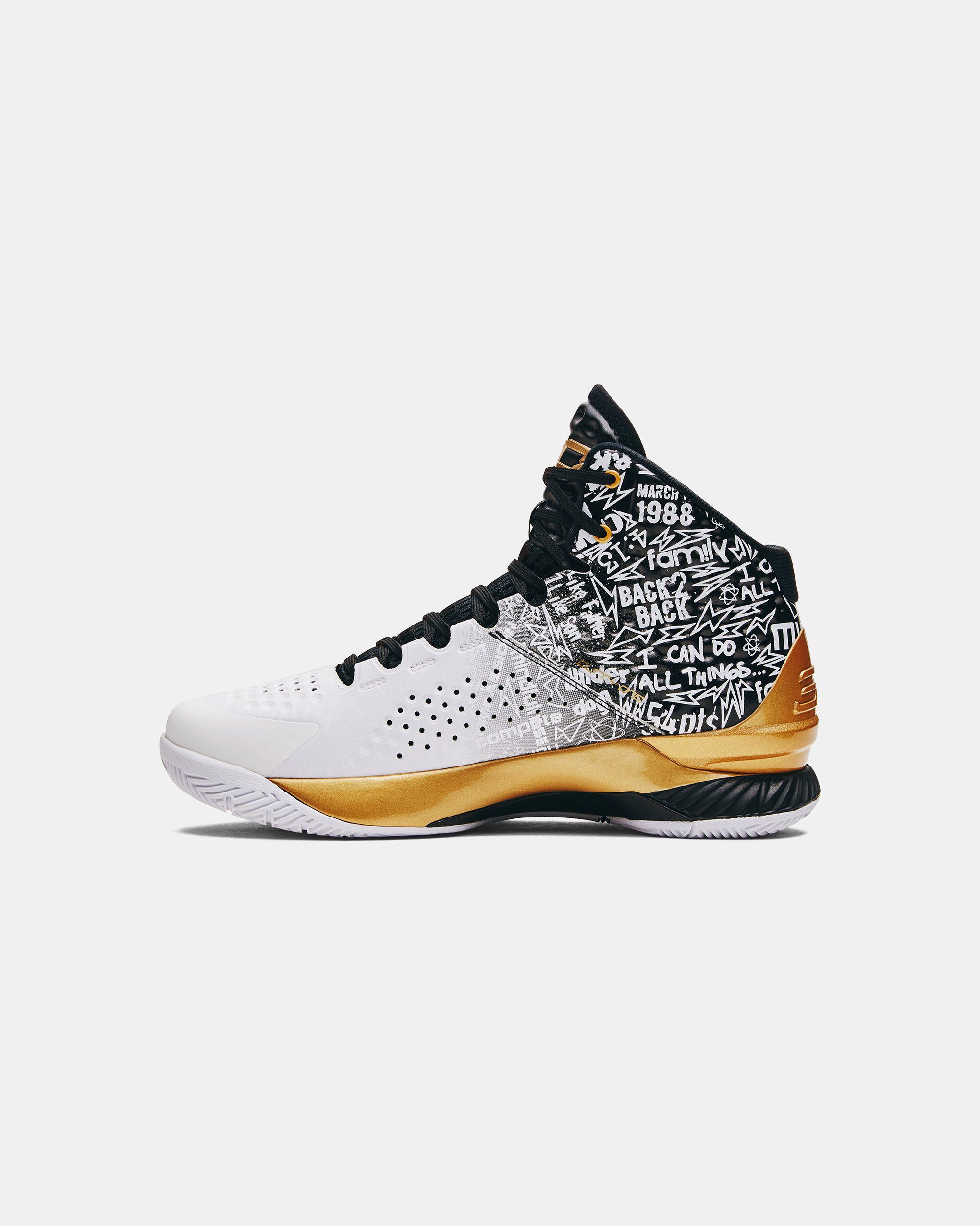 Buy Unisex Curry 1 Unanimous Basketball Shoes Black in KSA Under Armour