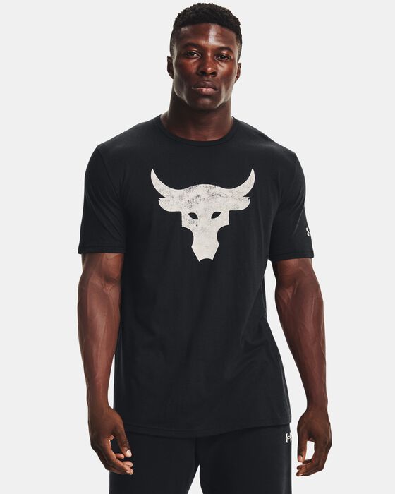 Under Armour Men's Project Rock Brahma Bull Short Sleeve Black in KSA