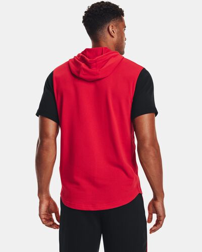 Men's UA Rival Terry Colorblock Short Sleeve Hoodie