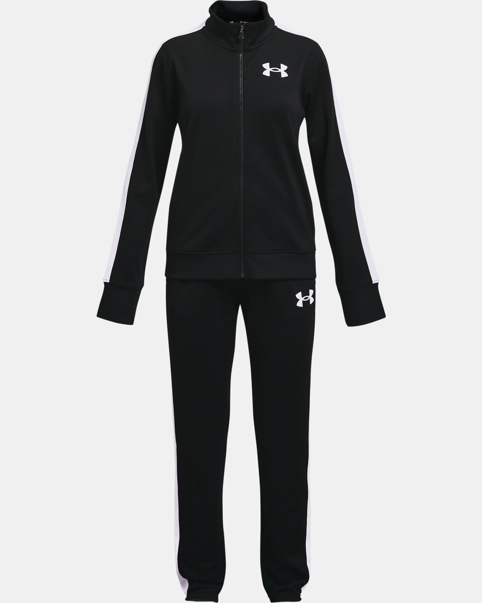Girls black tracksuit new arrivals