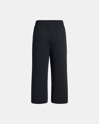 Women's UA Unstoppable Fleece Grid Wide Leg Crop Pants