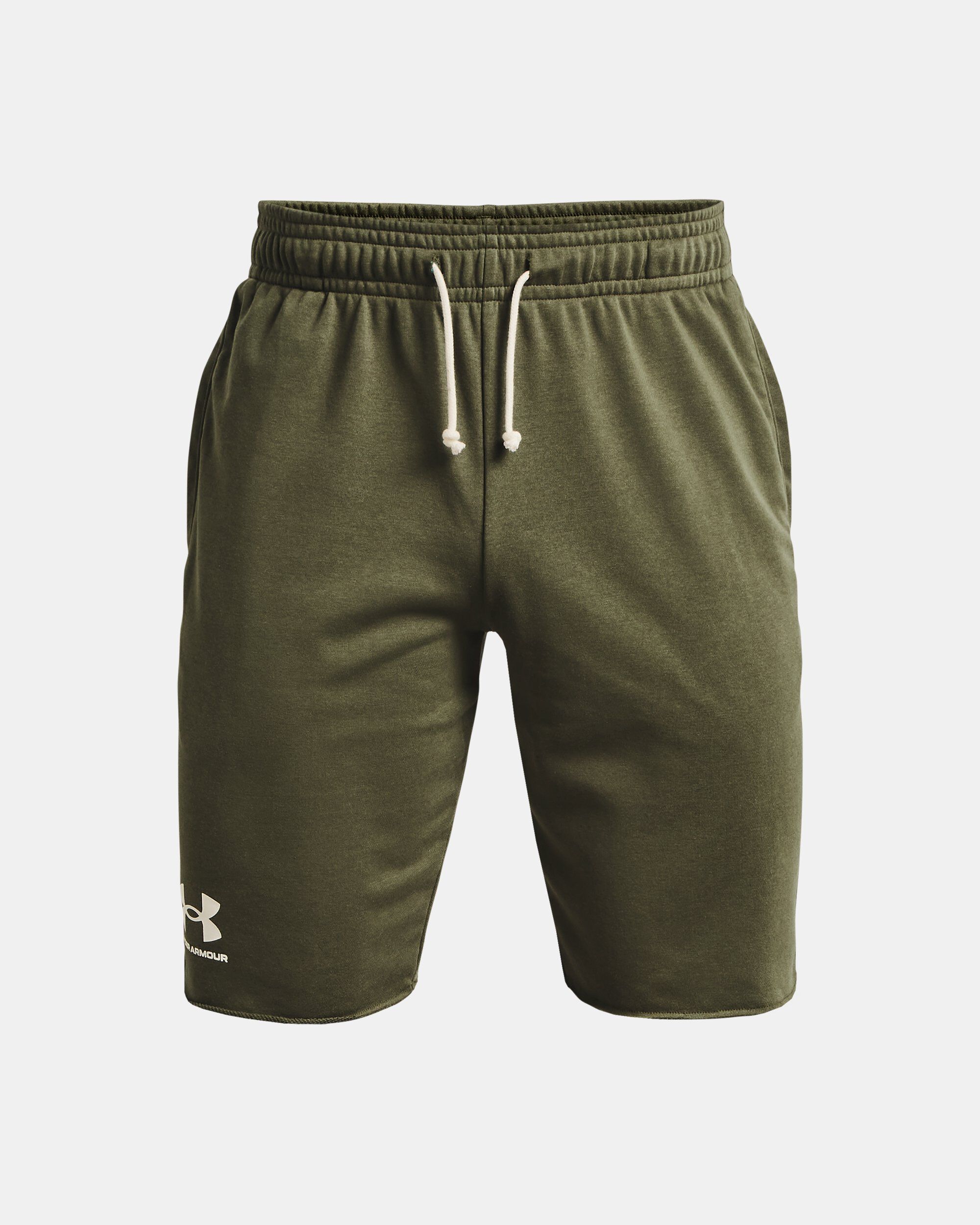 Under Armour Men s UA Rival Terry Shorts Green in KSA