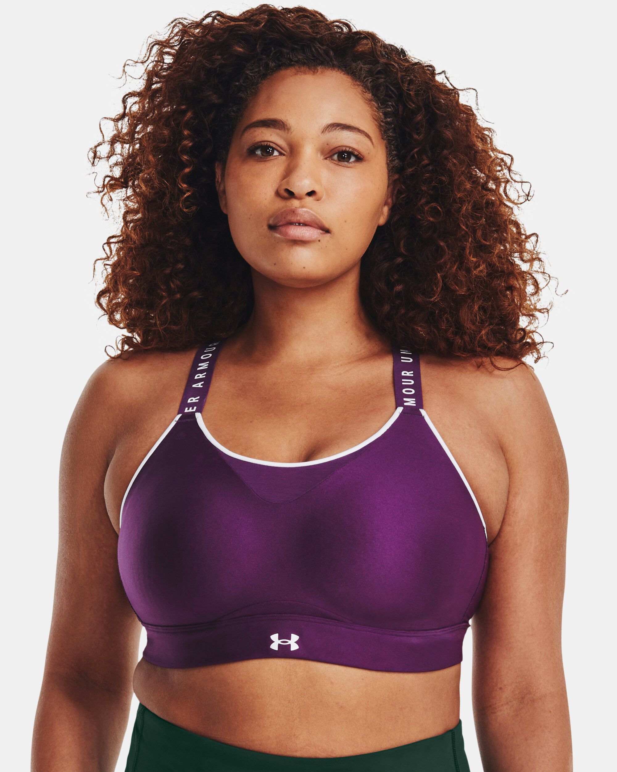 Under armour 2025 purple sports bra