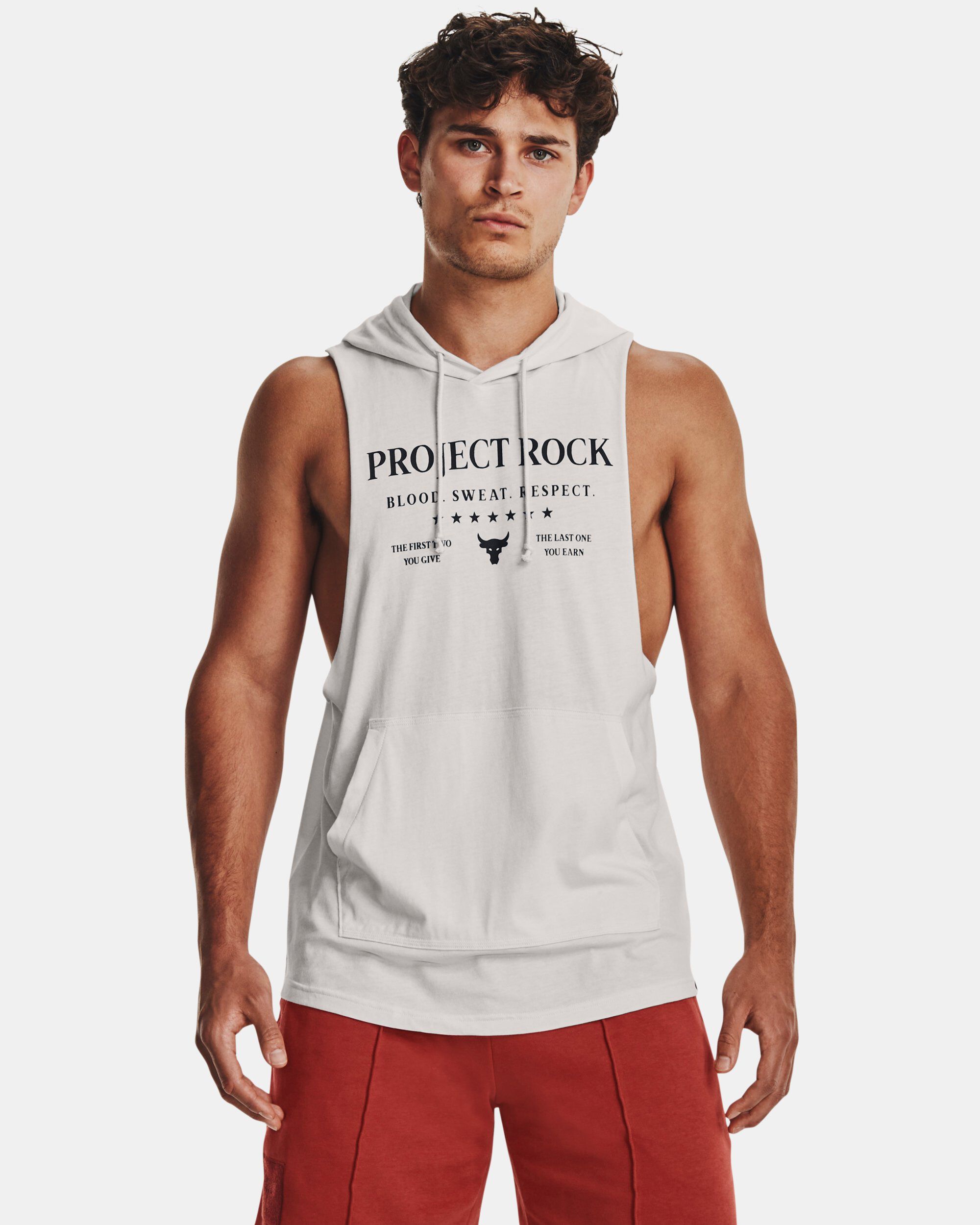 Project rock cut off hoodie deals