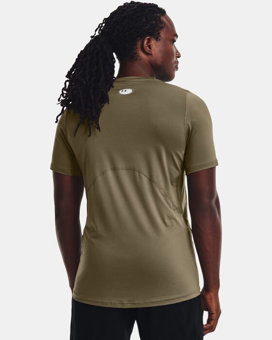 Men's HeatGear® Armour Fitted Short Sleeve image number 1
