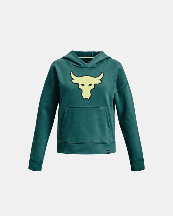 Girls' Project Rock Heavyweight Terry Brahma Bull Hoodie image number 0
