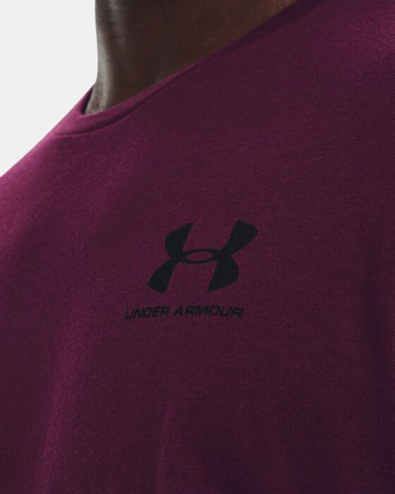 Men's UA Sportstyle Left Chest Short Sleeve Shirt image number 3