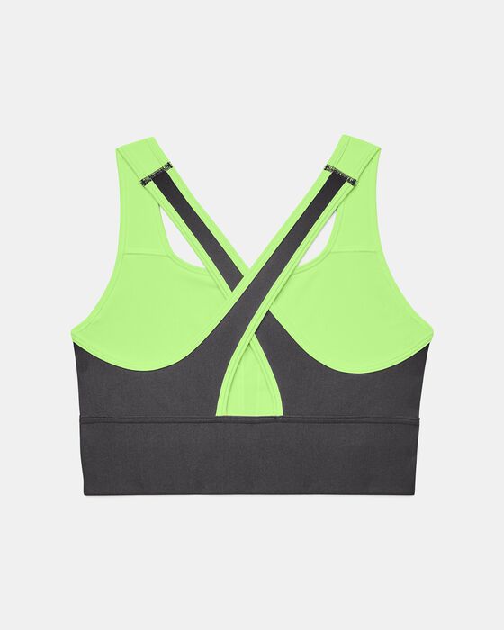 Women's Armour® Mid Crossback Long Line Sports Bra image number 9