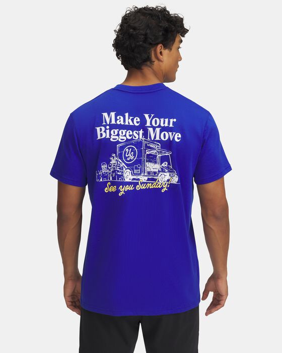Men's UA Heavyweight Moving Day Illustration Short Sleeve image number 1