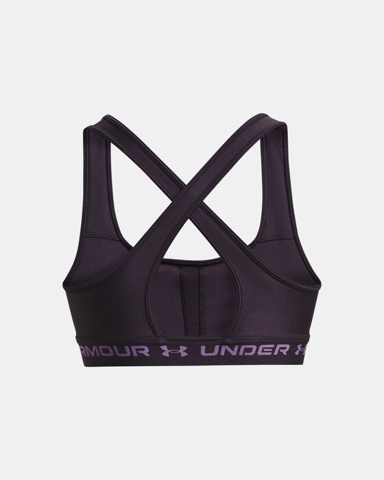 Women's Armour® Mid Crossback Sports Bra image number 5