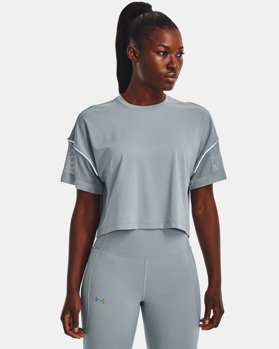 Women's UA RUSH™ Vent Crop Short Sleeve image number 0