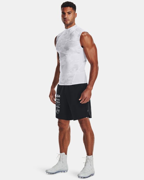 UA Iso-Chill Compression Mock Printed image number 2