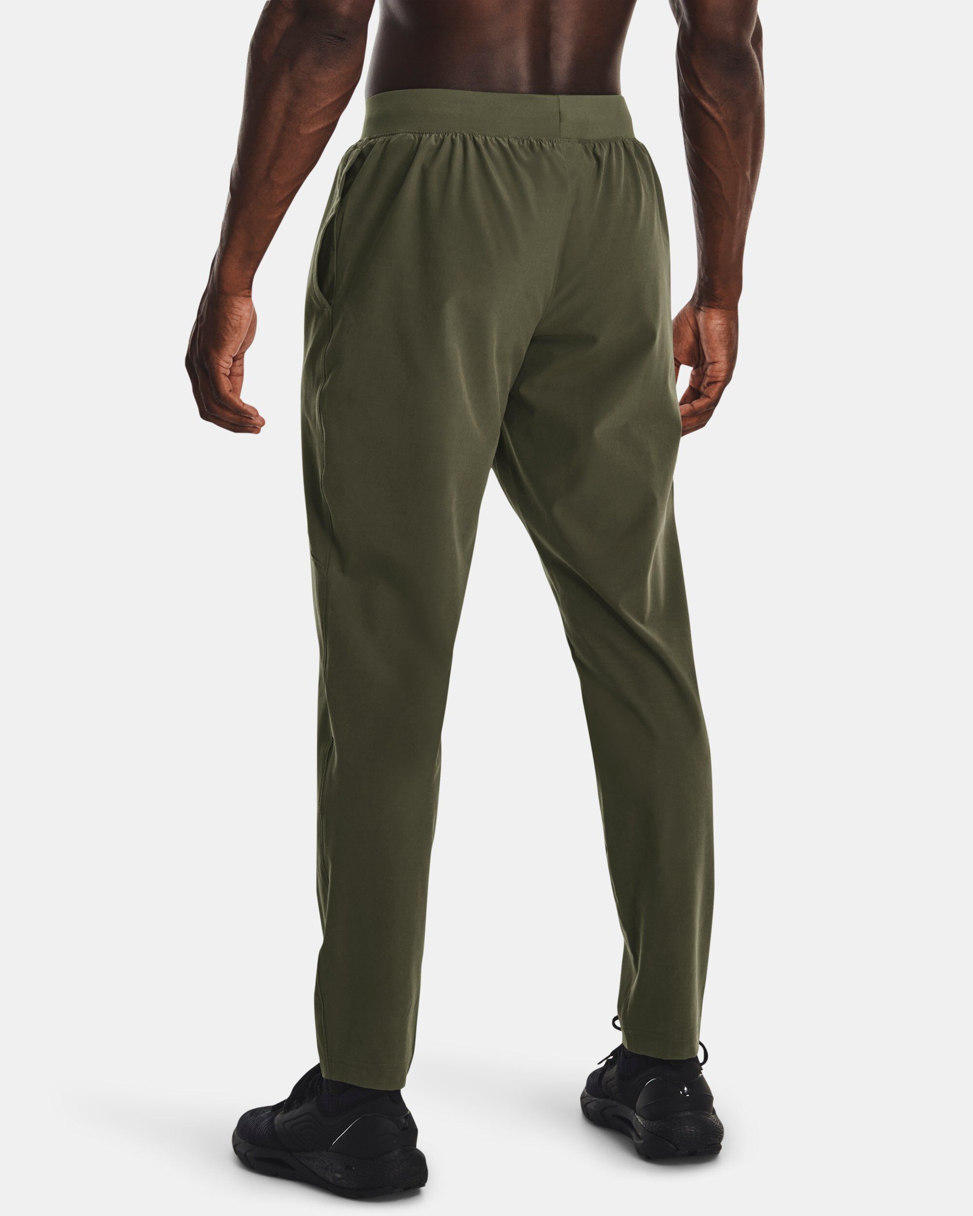 Under Armour Men s UA Stretch Woven Pants Green in KSA