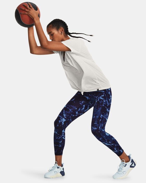 Women's Project Rock Completer Deep V T-Shirt image number 3