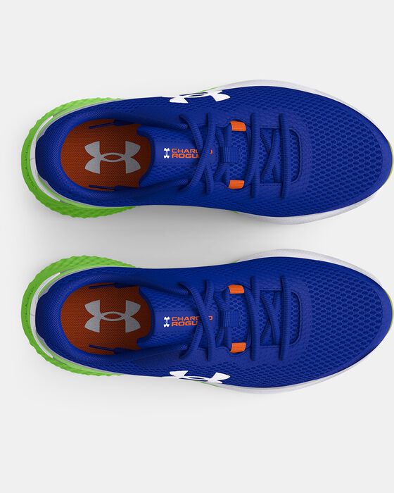 Boys' Grade School UA Charged Rogue 3 Running Shoes image number 2