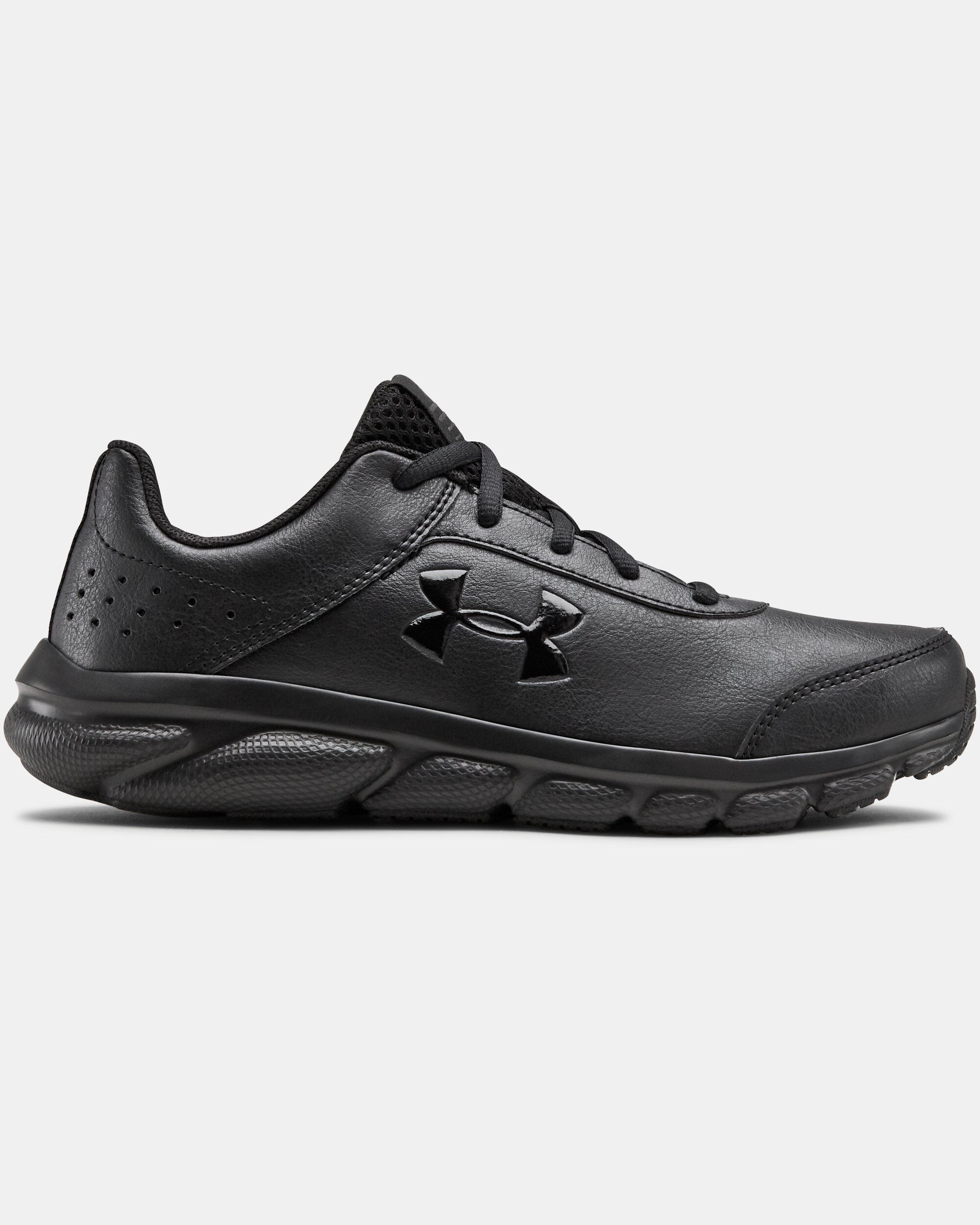 Under armour shop leather sneakers