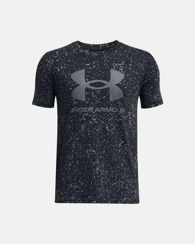 Boys' UA Sportstyle Logo Printed Short Sleeve