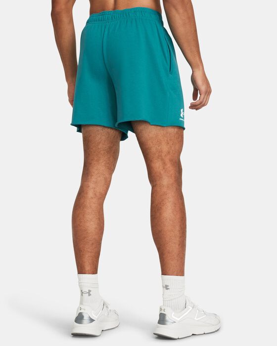 Men's UA Rival Terry 6" Shorts image number 1