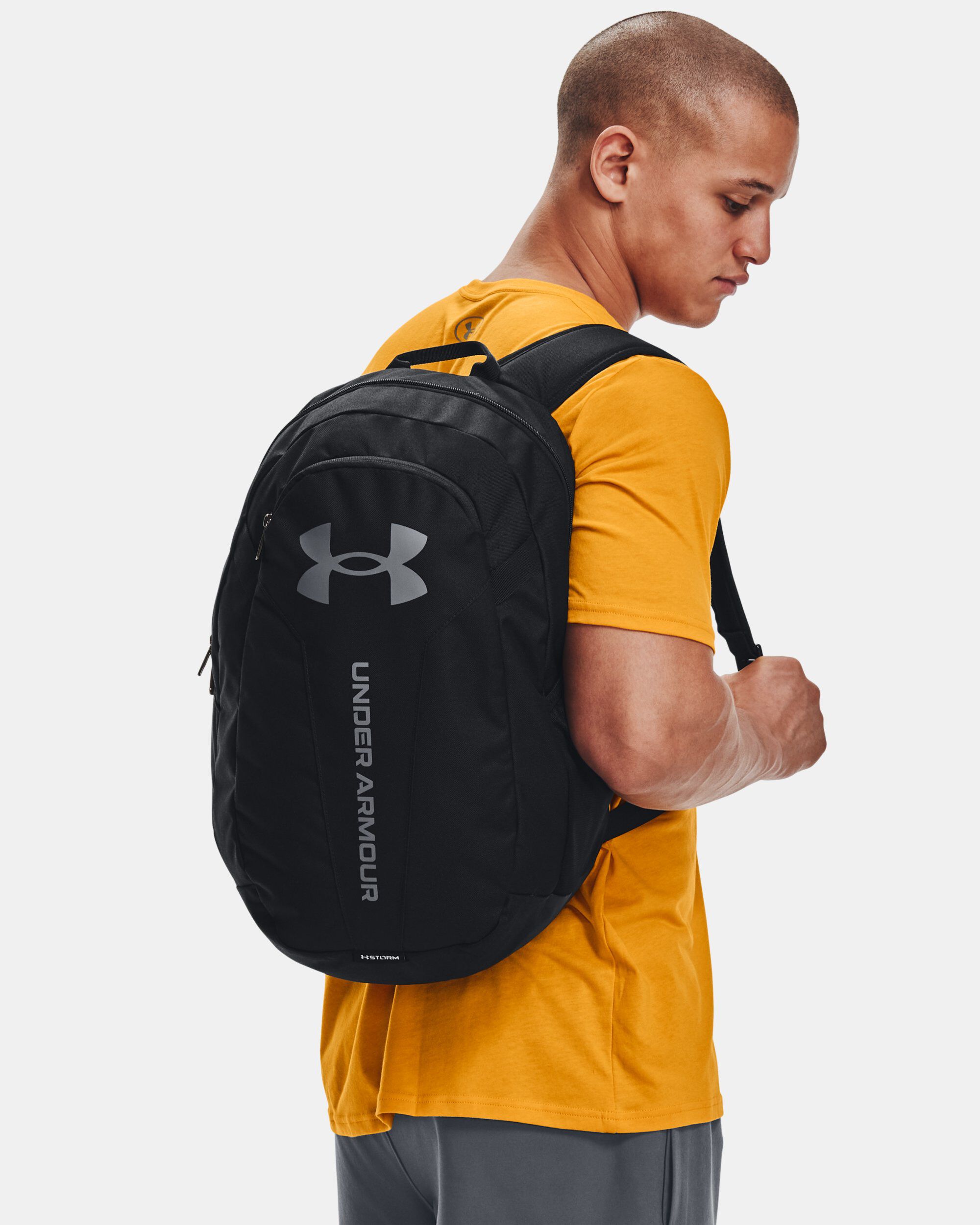 Under armour shop hustle backpack black