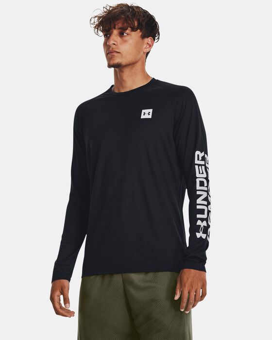 Men's UA Tech™ Print Fill Long Sleeve image number 0