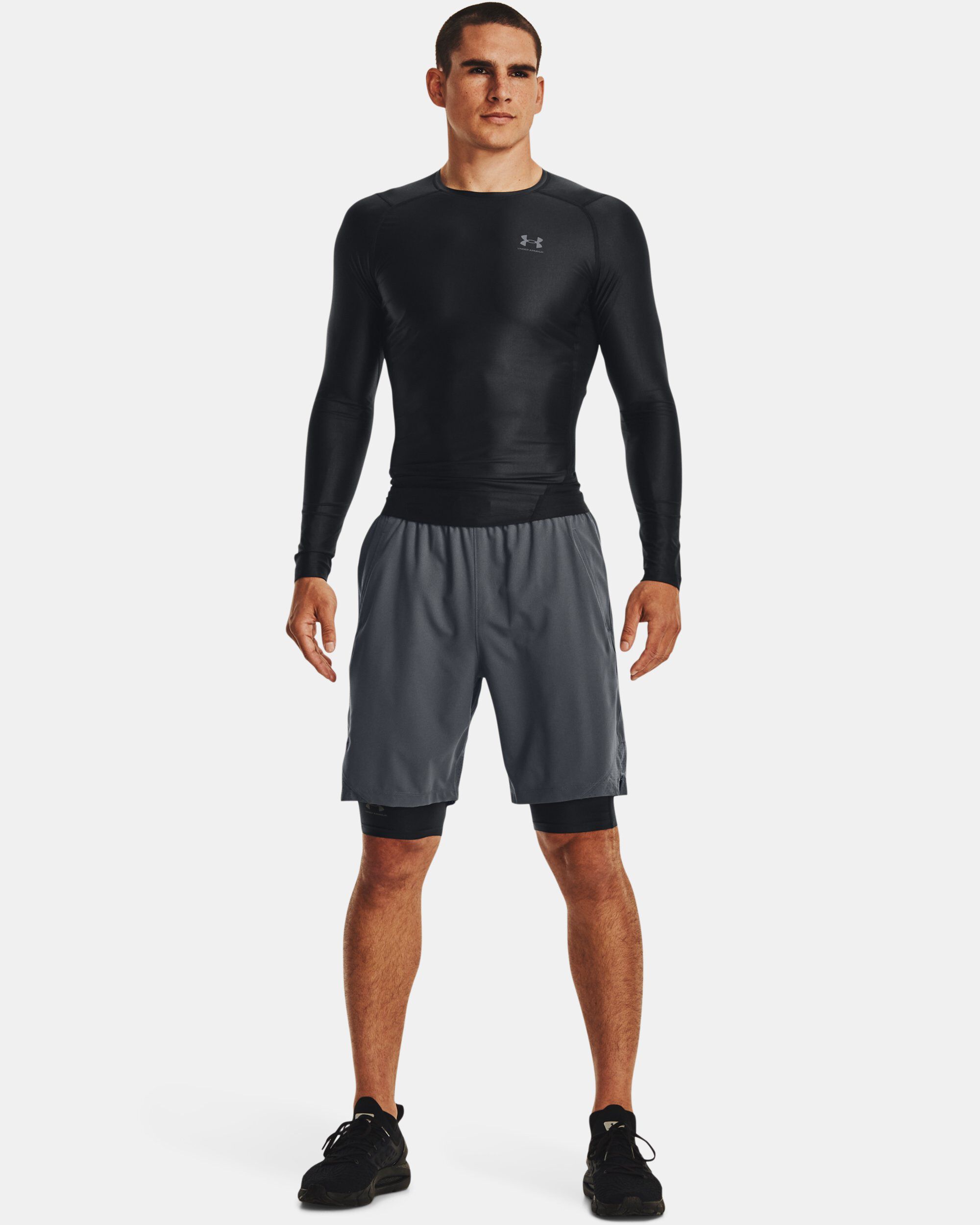 Under Armour Men s UA Iso Chill Compression Long Shorts Black in KSA