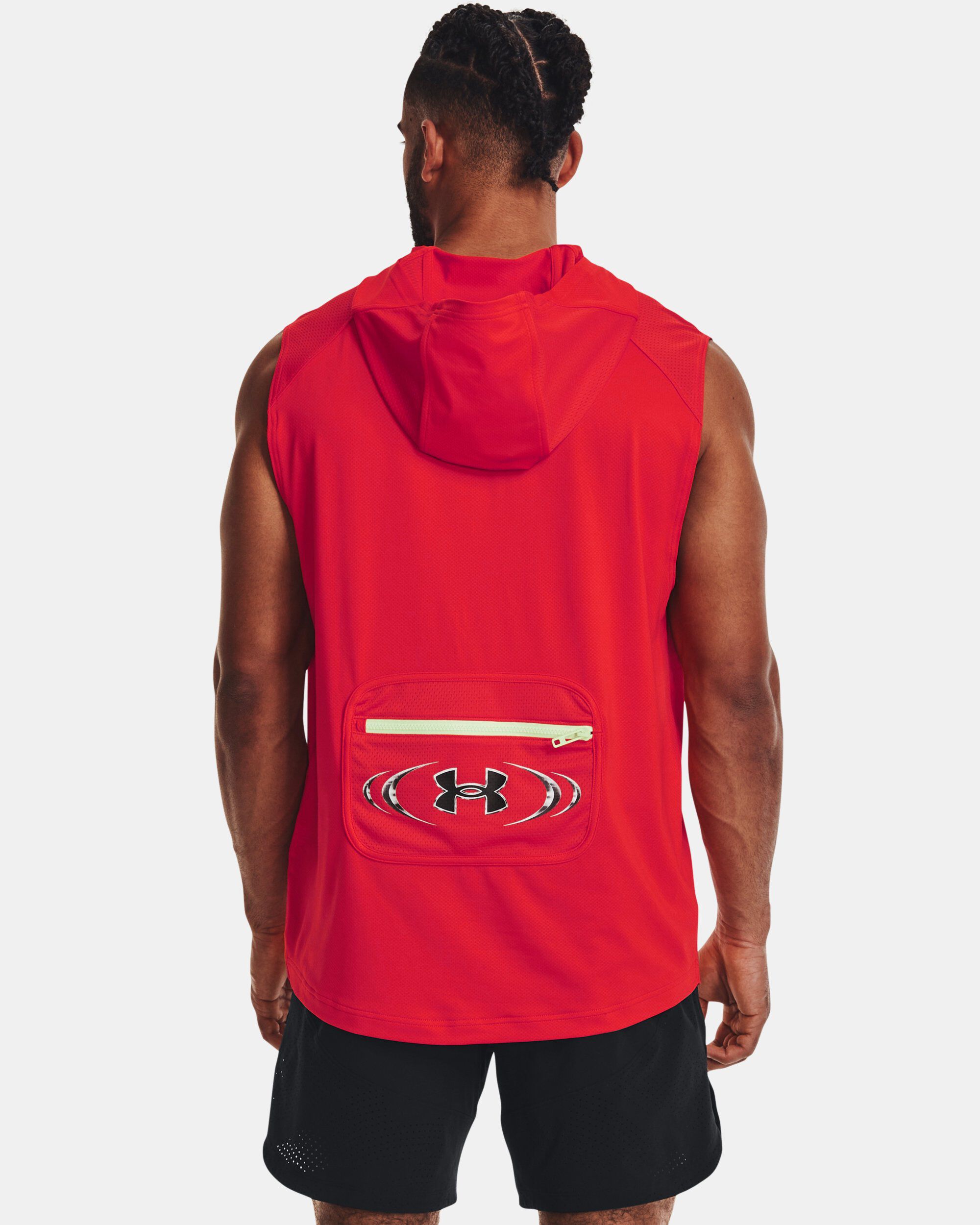 Mesh 2024 sleeveless hoodie