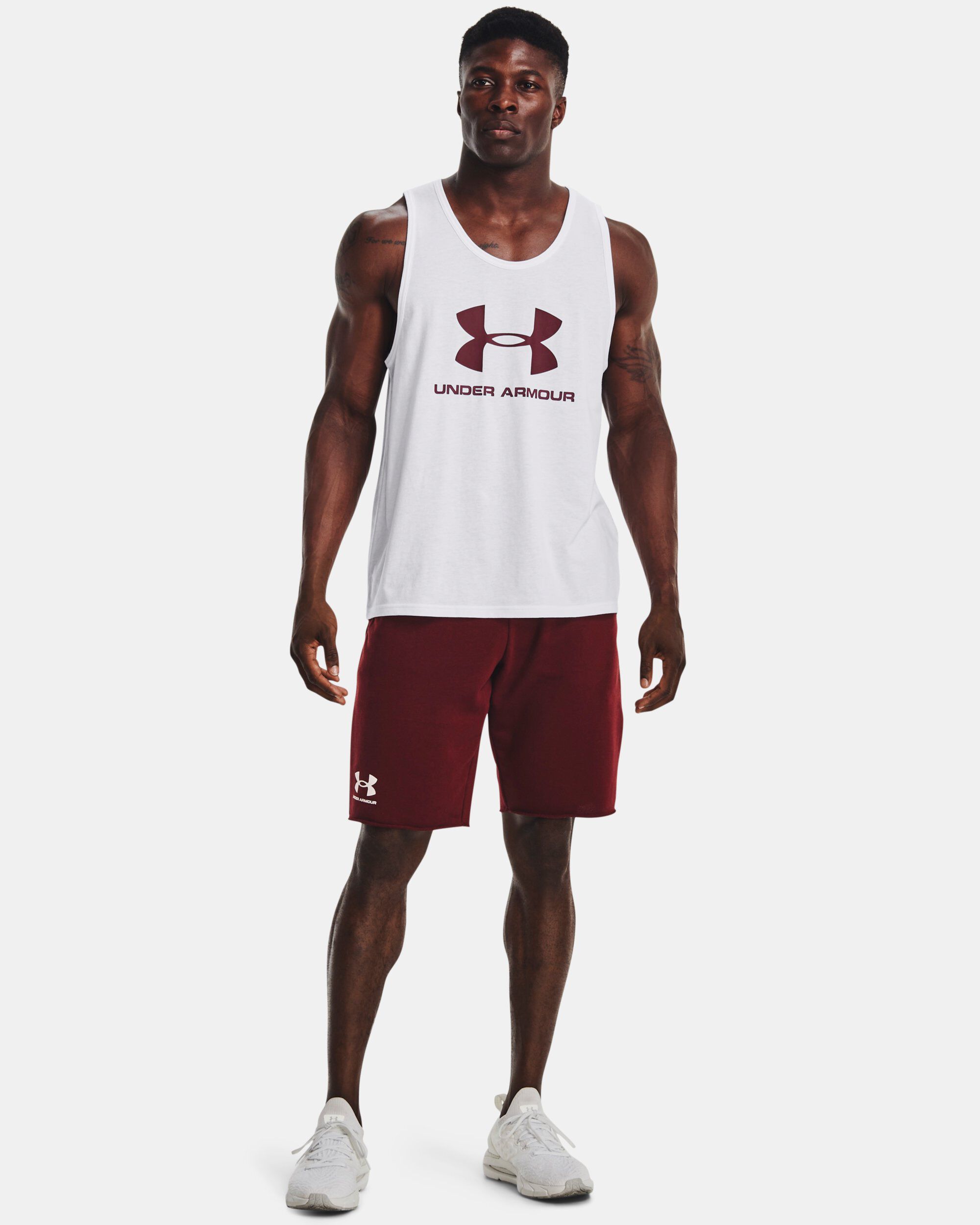 Under armour men's sportstyle logo tank top sales
