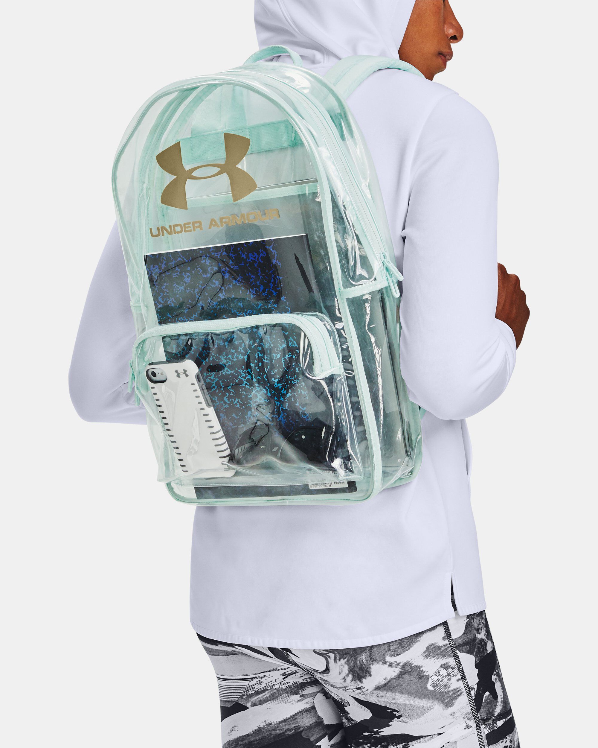Clear under armour backpack deals