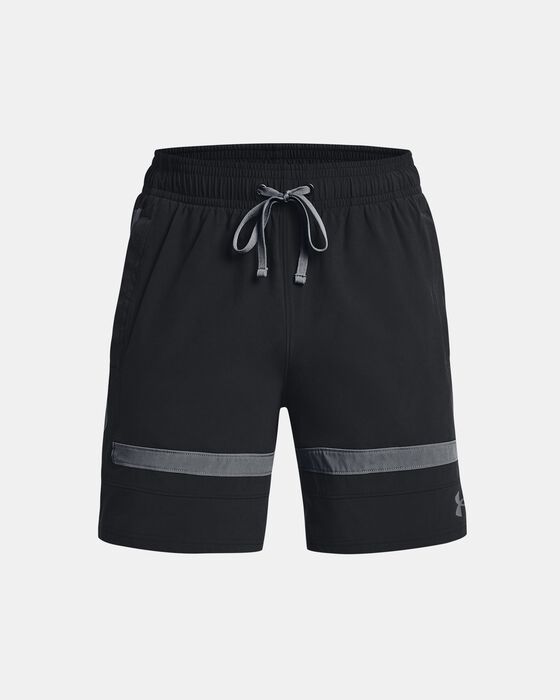 Men's UA Baseline Woven Shorts image number 4