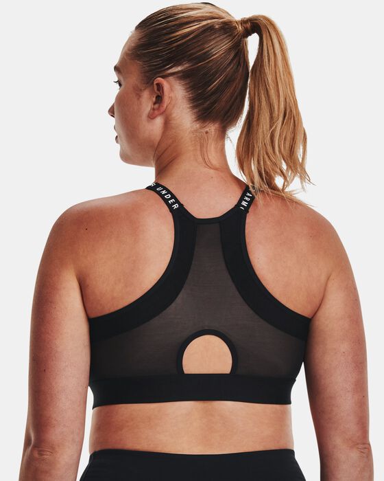 Women's UA Infinity Low Covered Sports Bra image number 7