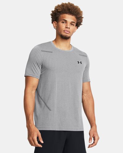 Men's UA Seamless Grid Short Sleeve