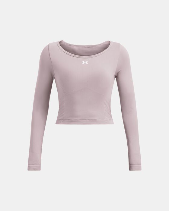 تيشيرت UA ترين سيمليس بأكمام طويلة للنساء تيشيرت UA ترين سيمليس بأكمام طويلة للنساء image number 4