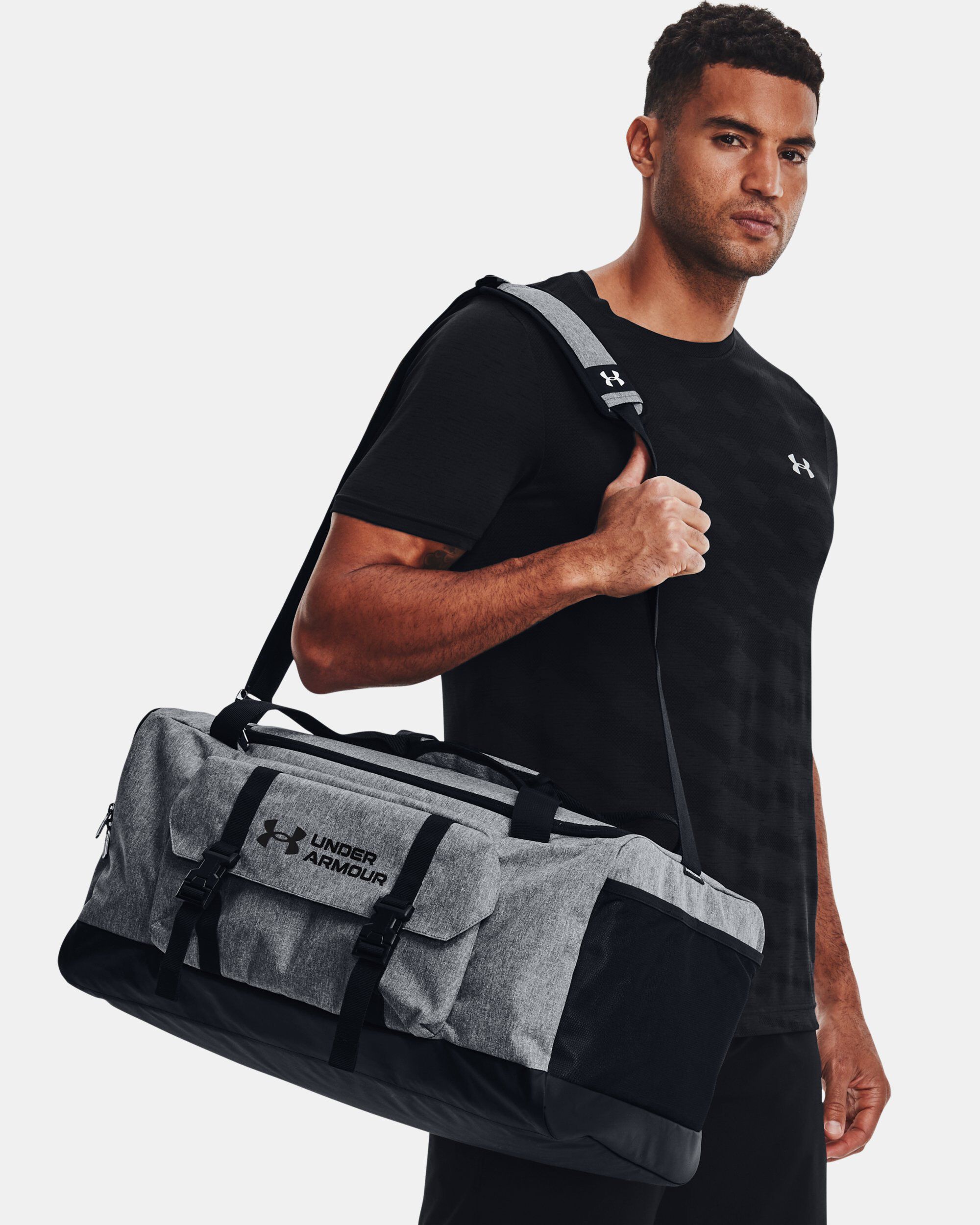 Under Armour UA Gametime Duffle Bag Grey in KSA