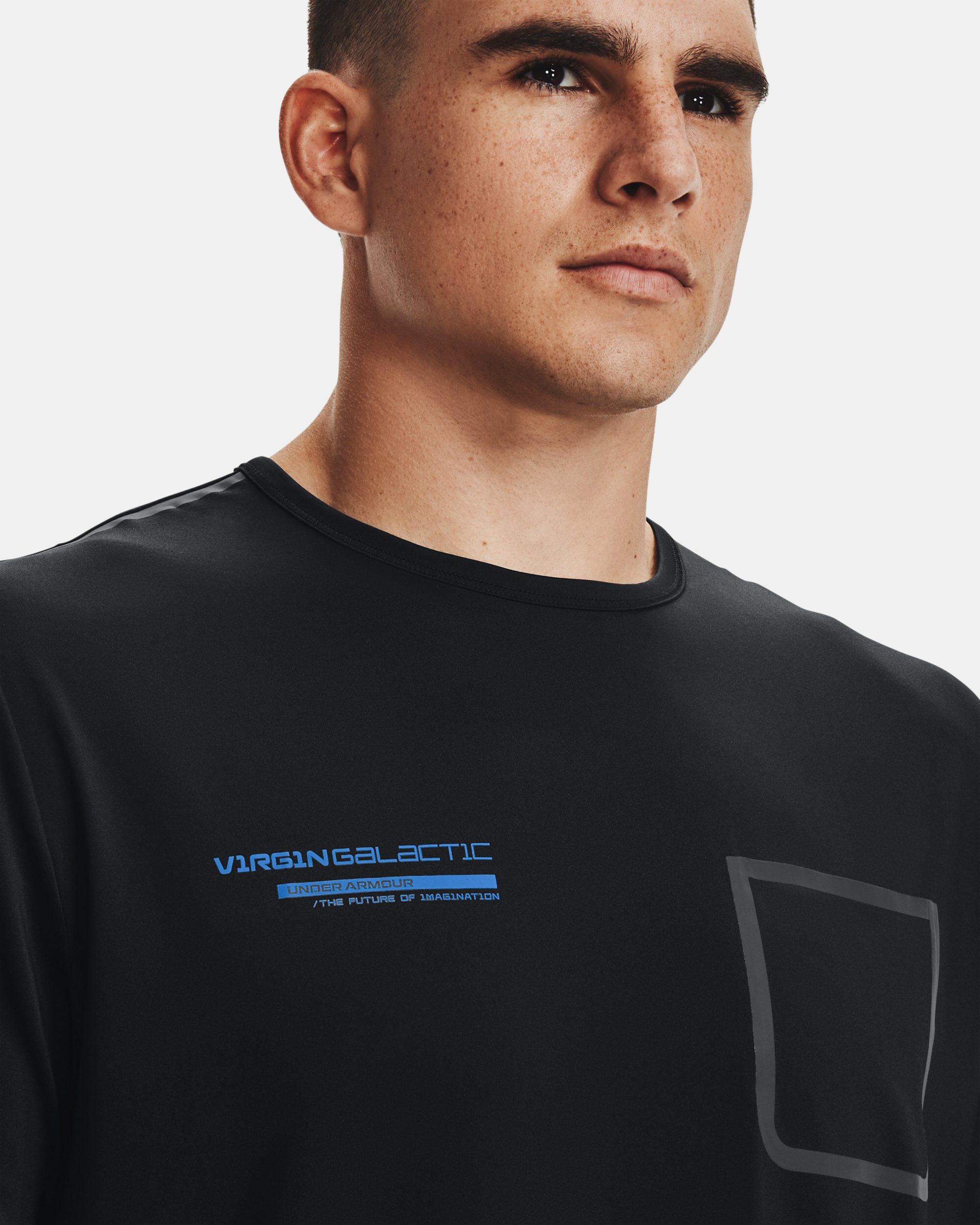 Under Armour Men s UA x Virgin Galactic Pocket Short Sleeve Black