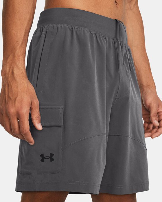 Men's UA Stretch Woven Cargo Shorts image number 3