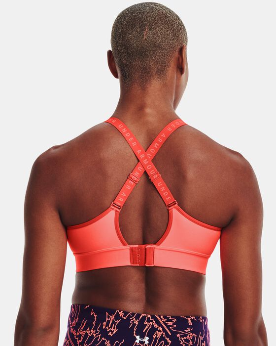 Women's UA Infinity Mid Covered Sports Bra image number 5