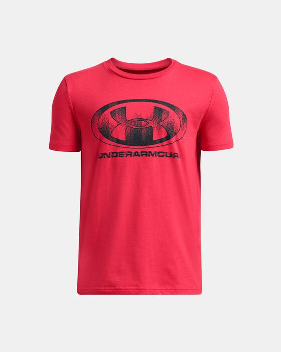 Boys' UA Glitch Lockertag Short Sleeve image number 0