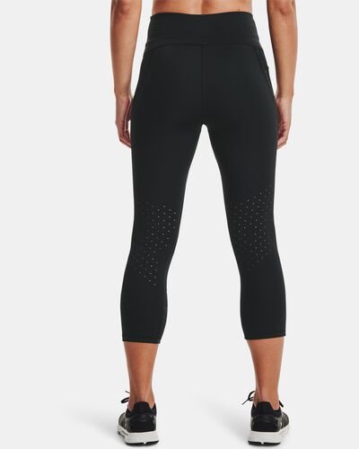 Women's UA RUSH™ No-Slip Waistband Tonal Capris