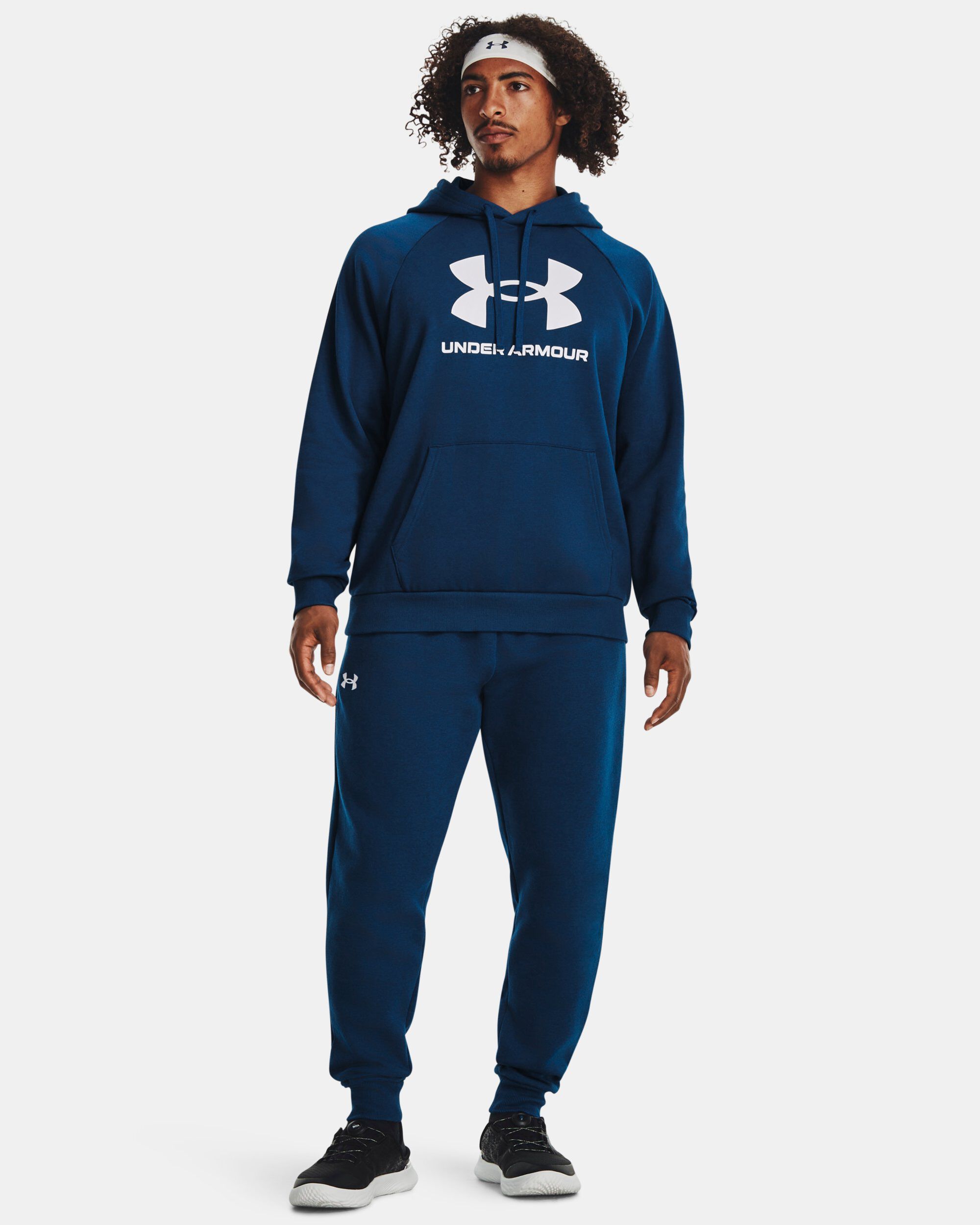 Under armour rival shop fleece joggers blue