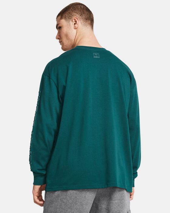 تيشيرت UA هيفي ويت تونال وورد مارك بأكمام طويلة للرجال تيشيرت UA هيفي ويت تونال وورد مارك بأكمام طويلة للرجال image number 1